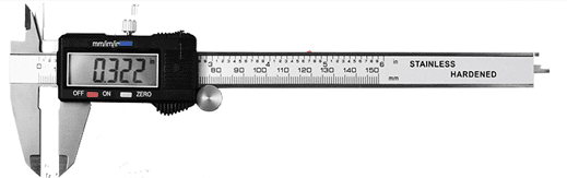 Stainless steel waterproof electronic digital display vernier caliper 0-150mm