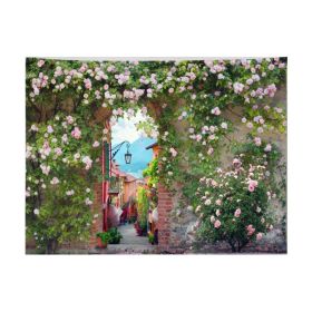 Rose Wall Tapestry Bedroom Oil Painting Tapestry Rental Decorative Wall Tapestry; 29x39 inch