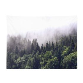 Misty Forest Wall Tapestry Bedroom Rental Dormitory Backdrop Decorative Wall Cloth Tapestry; 29x39 inch