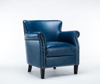 Hadley Navy Blue Club Chair