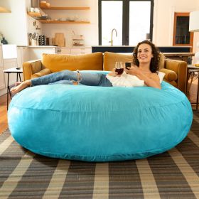 Jaxx 6 ft Cocoon - Large Bean Bag Chair for Adults, Teal