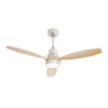 Low Profile 52 Inch Integrated LED Indoor Ceiling Fan with Light Kit and Remote Control for Living Room