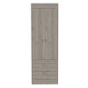 Armoire Tarento, Bedroom, Light Gray