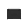 Floating Nightstand Calion, Bedroom, Black