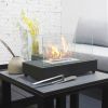Upgrades Tabletop Rectangle Fire Pits; Portable Smokeless Bio Ethanol Fireplace with Realistic Burning; Awesome Gifts