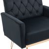 COOLMORE Accent Chair ,leisure single sofa with Rose Golden feet