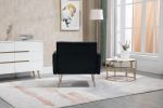 COOLMORE Accent Chair ,leisure single sofa with Rose Golden feet