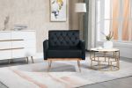 COOLMORE Accent Chair ,leisure single sofa with Rose Golden feet