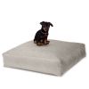 Jaxx Brio Large Décor Floor Pillow / Meditation Yoga Cushion, Plush Microvelvet, Dove Grey