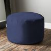 Jaxx Saxx 3 Foot Round Bean Bag w/ Removable Cover, Navy