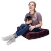 Jaxx Brio Large Décor Floor Pillow / Meditation Yoga Cushion, Plush Microvelvet, Pinot