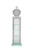 ACME Noralie GRANDFATHER CLOCK W/LED Mirrored & Faux Diamonds AC00351