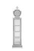 ACME Noralie GRANDFATHER CLOCK W/LED Mirrored & Faux Diamonds AC00351