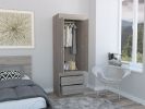 Armoire Tarento, Bedroom, Light Gray