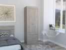 Armoire Tarento, Bedroom, Light Gray