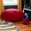 Jaxx 4 ft Cocoon Kids Bean Bag, Cherry