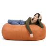 Jaxx 4 ft Lounger Bean Bag, Mandarin