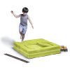 Jaxx Zipline Modular Kids Loveseat & Ottomans, Lime