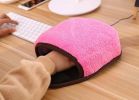 USB Heated Mouse Pad Mouse Hand Warmer with Wristguard Warm Winter Coffee