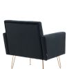 COOLMORE Accent Chair ,leisure single sofa with Rose Golden feet
