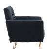 COOLMORE Accent Chair ,leisure single sofa with Rose Golden feet