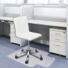 3PCS 90 x 120 x 0.2cm PVC Home-use Protective Mat for Floor Chair Transparent