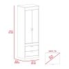 Armoire Tarento, Bedroom, Light Gray