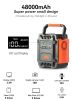 Gofort 200W Portable Power Station Power Bank Solar Generator AC 200W /DC 120W l/Type-C 18W/QC3.0/5W LED For Camping;  Back up Power;  CPAP Battery