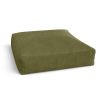 Jaxx Brio Large Décor Floor Pillow / Meditation Yoga Cushion, Plush Microvelvet, Moss