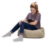 Jaxx Brio Large Décor Floor Pillow / Meditation Yoga Cushion, Plush Microvelvet, Camel