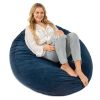 Jaxx Koku Bean Bag - Velvish/Turbo, Indigo