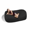 Jaxx 7 Foot Giant Bean Bag Sofa, Black