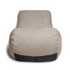 Jaxx Arlo Chaise Lounge Bean Bag Chair - Premium Chenille, Beige