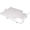 3PCS 90 x 120 x 0.2cm PVC Home-use Protective Mat for Floor Chair Transparent