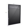 Jersey Frame Display Case with Lengthened Hanger for Baseball Basketball Football Hockey Sport Shirt and Uniform;  Black