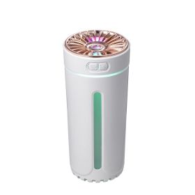 Phantom Cup Air Humidifier Silent Colorful Diffuser (Option: White-Patch cord-USB)