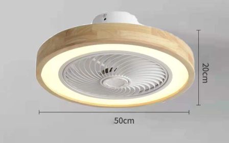 Rotating Air Guide Electric Hanging Fan Lamp (Option: Circular-220V infinity)