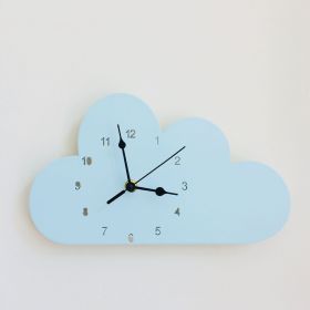 Creative Nursery Wall Clock (Option: Bule cloud)