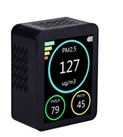 Air Quality Detector PM2.5 Haze Particulate Matter Detector (Color: Black)