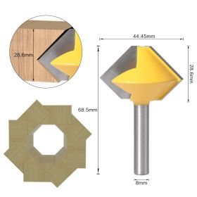 Bird's Mouth Router Bit (Option: 8 edges-Q1pc)