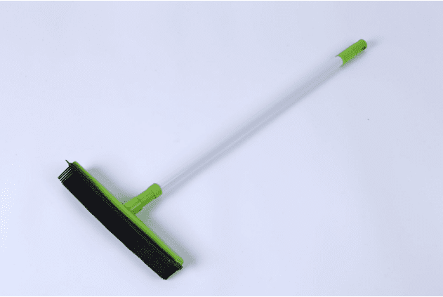 New Extra Long Handle Rubber Bristles Sweeper Squeegee for Pet Cat Dog Hair Fur Broom