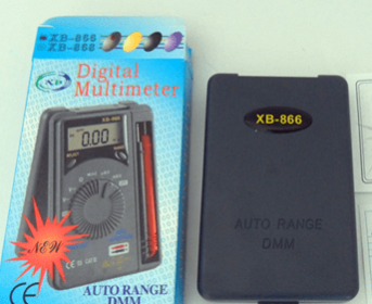 XB-866 Card Pocket Multimeter Compact  Digital Portable Multimeter XB-866 Automatic Range (Option: Vc921)