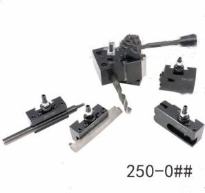 250 wedge steel quick change tool post (Option: 5piece set 000)