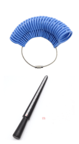 Plastic Ring meter for measure the Rings (Option: blueset-us)
