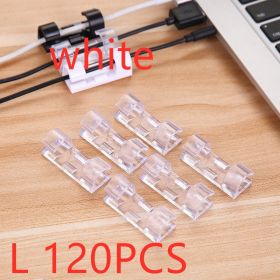 Creative Self Adhesive Thread Management Device (Option: Large white 3M-Q120 pcs)
