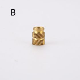 M2 Outer Diameter 3.8 and 4.0 Copper Nut Hot Melt Nut (Option: B)