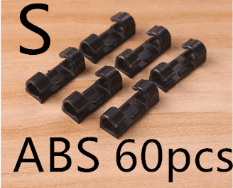 Creative Self Adhesive Thread Management Device (Option: Small black ABS-Q60 pcs)