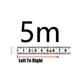 Adhesive Scale With Glue Self-adhesive Reverse Center Dividing Mechanical Ruler (Option: A-5M)