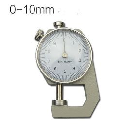 Mm Dial Thickness Gauge Leather Paper Thickness Gauge For Leather Film Paper (Option: 010mm flat head)