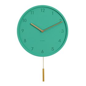 Cement Nordic Clock Light Luxury Silent Clock Wall Clock (Option: L)